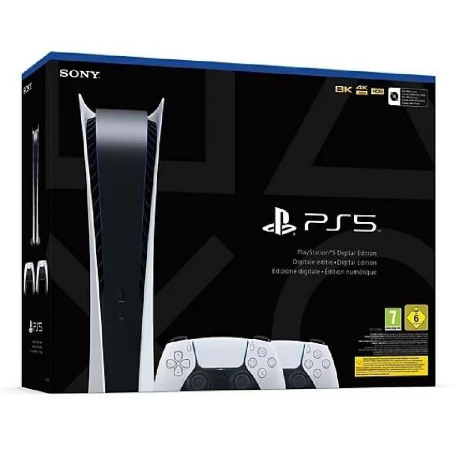 Console Sony PS5 Edition Digitale Slim Blanc - 1 To SSD - 4K/8K - HDR