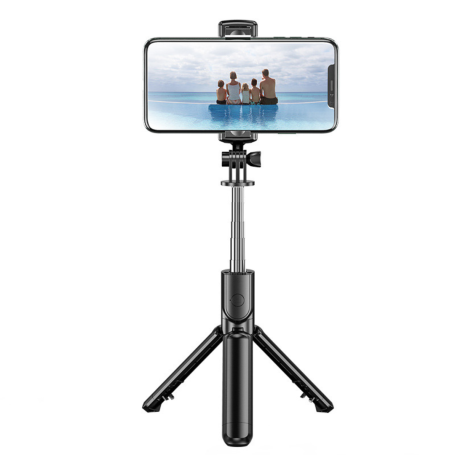 Buy Tripod Universal Support for Selfie Bluetooth 0.7M Black – Compact & Portable Phone Stand