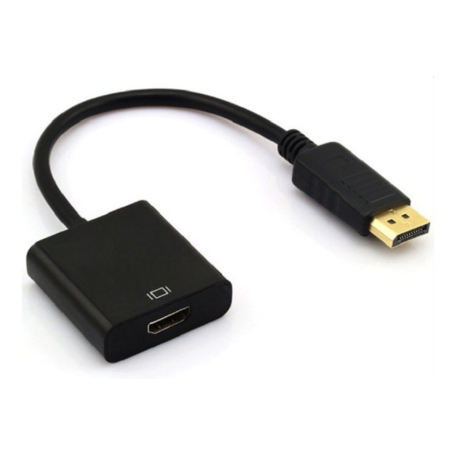 Mini Adaptateur DisplayPort Mâle à HDMI Femelle - Noir | Connectique