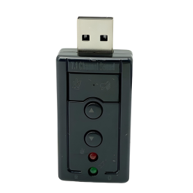 Adaptateur Audio USB Virtuel 7.1 - Contrôle facile avec Bouton de Commande