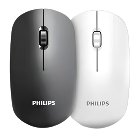 Souris Sans Fil Rechargeable Philips SPK7315 2.4G - Noir | Confort Ultime