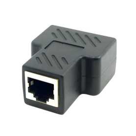 Extension Réseau CAT6 RJ45 + Adaptateur Double - Noir: Boostez votre