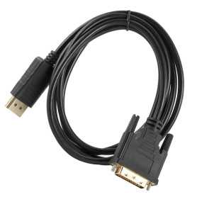 Câble DisplayPort-DVI 1.8M avec Puce IC Intelligente pour Transmissions Nettes