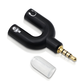 Adaptateur Audio Double Jack 3.5MM pour Écouteur, Casque, Micro - Top Qualité