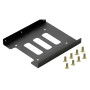 Mounting bracket for hard drives SSD HDD 2.5 to 3.5 with screws