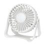 Mini Ventilateur USB, Idéal pour Usage Quotidien (Sans Batterie) - Blanc