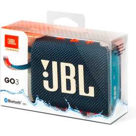 Enceinte Bluetooth Portable JBL Go 3 Bleu Violet - Son Puissant et Design Compact