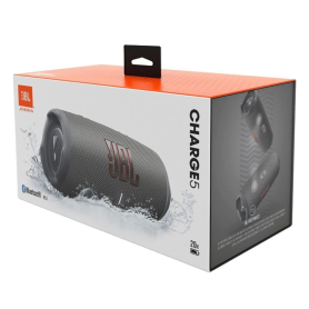JBL Charge 5 Portable Bluetooth Speaker Gray - Powerful Sound & Wireless Connectivity