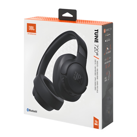 JBL Tune 720BT Bluetooth Headphones Black – Superior Sound & Comfort | Shop Now