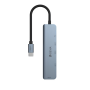 HUB Type-C 5 in 1 DEVIA USB 3.0 x3 Card Reader PD 3.0 Fast Charge Adapter - Updated Version