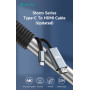 HDMI to Type C Cable Updated Devia Storm Series 2M Black - Fast & Reliable Connectivity