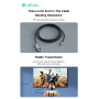 HDMI to Type C Cable Updated Devia Storm Series 2M Black - Fast & Reliable Connectivity