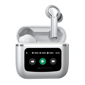 Bluetooth Wireless Headset With Touchscreen T68 Pro White