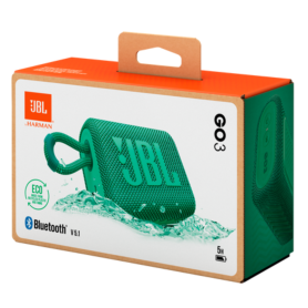 Enceinte Bluetooth Portable JBL Go 3 Eco Vert IP67 5H - JBLGO3ECOGRN