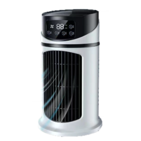 Mini Air Cooler and Purifier Portable USB Air Conditioner Black/White