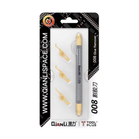 Lame de Retrait de Colle QianLi 008 pour Réparation Micro Soudure de Carte Mère - Outil Précis et Efficace