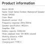 Enceinte Bluetooth IPX7 Série Smart Devia EM065 - 12H d'Autonomie - Noir