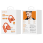 Devia Star Series 12H Bluetooth OWS E2 Wireless Earphones Orange - Premium Sound and Style