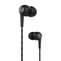 Écouteurs Filaires Devia Kintone V2 EM018 - Son Haute Qualité avec Télécommande et Micro 3.5mm Noir