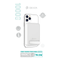 Wireless Power Bank with Support 10000 mAh - Devia Smart Series 20W - White