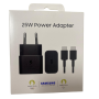 Adaptateur Secteur Samsung USB EP-TA800XBE - 25W - Noir - Retail Box - Origine