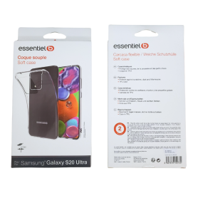 ESSENTIELB Transparent Case for Samsung Galaxy S20 Ultra