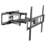 Superior Adjustable Wall-Mount TV Bracket Extra Slim for 37-80 Inch TVs Supports Up to 40 kg