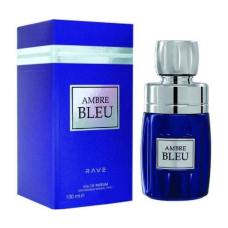 Eau de Parfum Lattafa Rave Ambre Bleu 100ml - Parfum de Luxe Intense et Envoûtant