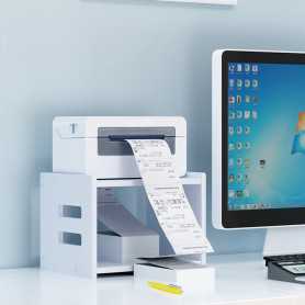 Étagère d'Imprimante Compacte - 24.5x23.5x18CM - Optimisez Votre Espace de Bureau