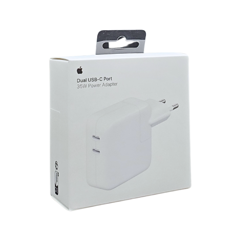 Adaptateur Secteur Double USB-C 35W Apple: Charge Efficace et Rapide - Retail Box