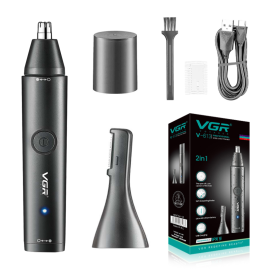 Tondeuse 2 en 1 Rechargeable Étanche V-613 - Tondeuse Cheveux & Nez Portable