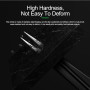 Antistatic Straight Tweezers Black - RELIFE RL-ESD-11 Precision Tool for Electronics and Crafts