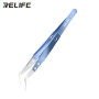 RELIFE RT-15E Precision Curved Tweezers Ceramic & Titanium Alloy for Expert Craftsmanship
