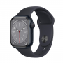 Montre Connectée Apple Watch Series 9 GPS 45mm Aluminium Minuit - Grade A avec Boîte et Chargeur Inclus