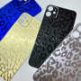 Film de Protection Arrière en Verre avec Motif Léopard pour iPhone