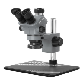 Microscope Trinoculaire 0.5X Interface CTV RELIFE RL-M5T Pro-B11 Noir/Gris - Haute Précision pour Professionnels