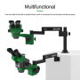 Support Universel Pliant à Bras Pivotant pour Microscope RELIFE RL-M28 - Ergonomie et Stabilité Optimales