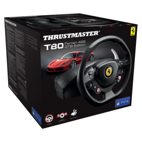 Volant Thrustmaster T80 Ferrari 488 GTB Edition avec Pédalier - Performance et Réalisme
