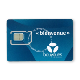 Carte SIM Prépayée Bouygues Mobicarte – 10€ de Crédit Inclus | Achat en Ligne