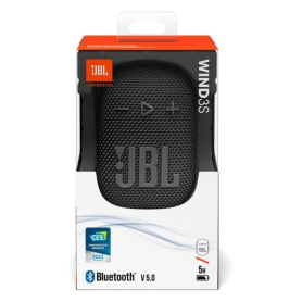 Enceinte Bluetooth Portable JBL Wind 3S Noir – Son Haute Qualité et Mobilité