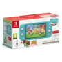 Nintendo Switch Lite Turquoise Animal Crossing Bundle + 12 Month NSO Subscription | Best Deals Online