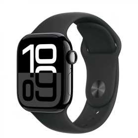 Achetez Montre Connectée Apple Watch Séries 10 GPS 46 mm Aluminium Noir – Bracelet Sport Noir S/M | Neuf & Authentique