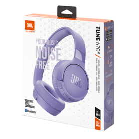 Casque Bluetooth JBL Tune 670BT Violet - Son Haute Qualité, Confort et Style