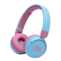 JBL JR310BT Kids Bluetooth Headphones - Safe & Fun Wireless Audio in Blue & Pink