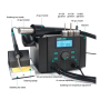 QUICK 8786D+ 2-in-1 Welding Station - Precision Soldering & Desoldering Tool for Professionals