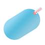 Buy Anti Fog Film for Car Rearview Mirror 80mm 2pcs Ultimate Clear View Solution