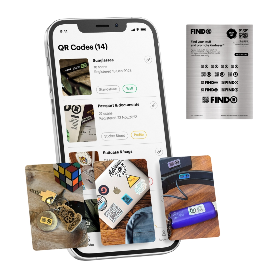 Achetez des Autocollants QR Code - Feuille de 12 Stickers Argent FindR Sticker Alliage Brossé