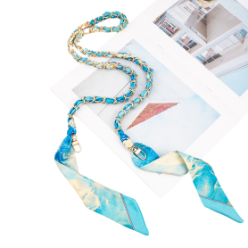 Phone Case Necklace with Long Cord 115CM Crossbody Strap Mysterious Shadow Purple Yellow