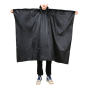 Poncho Imperméable Grande Taille Durable avec Bandes Réfléchissantes Vertes - Idéal pour la Pluie et la Sécurité