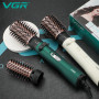 Heating Brush 1000/1200W VGR V498 White - Professional DC Motor Hair Styling Tool